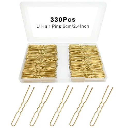Miniatura 23 de Bobby Pins - 330 horquillas de pelo de 2.2 pulgadas con bonita caja, pin de alta calidad para niños, niñas y mujeres, ideal para todo