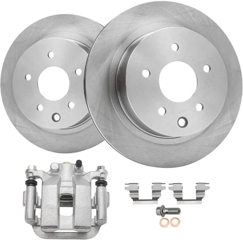 Miniatura 12 de Detroit Axle - Kit de freno delantero para Chevrolet Trailblazer GMC Envoy 2007 2008 2006-2009, rotores de freno de disco, pastillas de freno