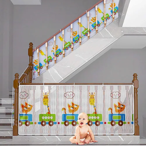Red de seguridad infantil para balcón, patios, barandillas y escaleras. Protectores de seguridad para niños/mascotas/juguetes tanto en interiores
