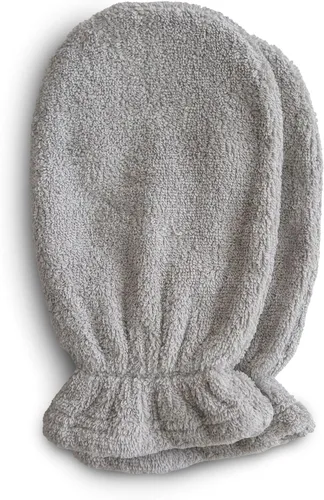 Miniatura 10 de mushie Guantes de baño para bebé, algodón orgánico, paquete de 2 (amarillo otoño)