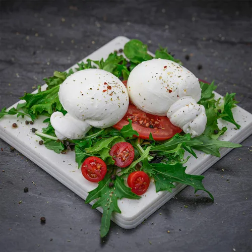 Miniatura 3 de Mamma's Burratina Mozzarella & Cream Queso italiano fresco anudado – 8 oz / 227 g (paquete de 6) – GARANTIZADO POR LA NOCHE