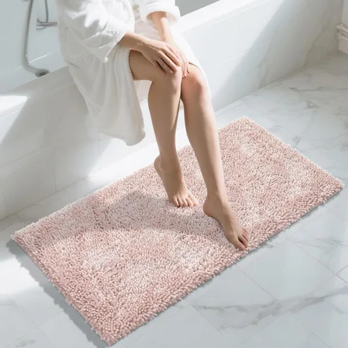 Miniatura 120 de Yimobra - Alfombra grande para baño antideslizante de 36x24 pulgadas, extra gruesa y suave, absorbente de felpilla, alfombras de baño lavables a