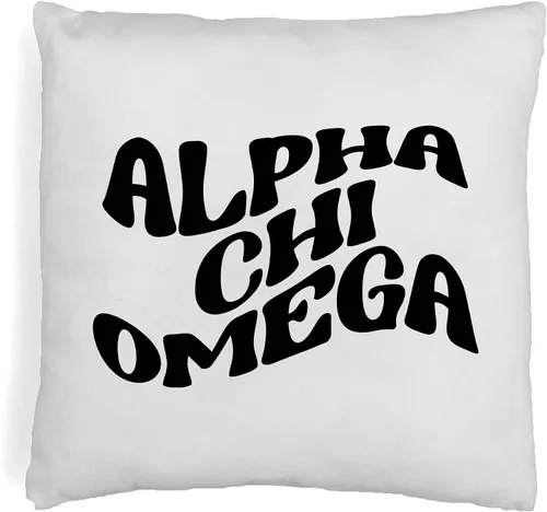 Miniatura 11 de sockprints Mod Alpha Chi Omega - Funda de almohada de 18 x 18 pulgadas, fundas de almohada de hermandad de mujeres - Almohada decorativa