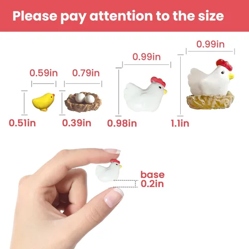 Miniatura 4 de Colgantes de zapatos de pollo para decoración de niñas lindos accesorios de zapatos de pollito para zueco divertidos zapatos de animales a juego