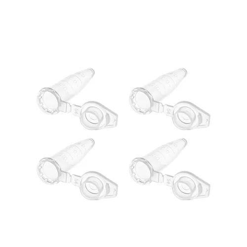 Miniatura 3 de Othmro Tubos de ensayo de centrífuga cónica de 0.0 fl oz con tapa a presión, 1000 piezas, contenedor de prueba de laboratorio, tubo de ensayo