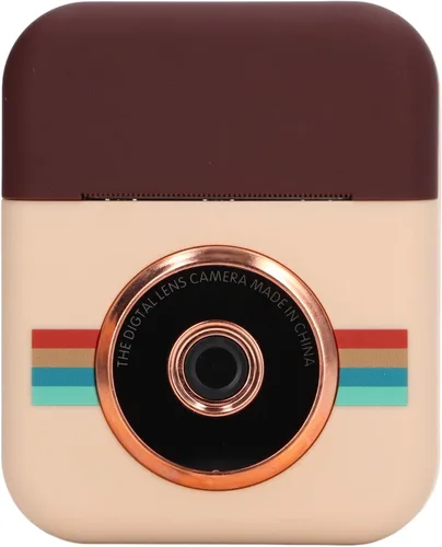 Cámara de impresión instantánea para niños, cámara instantánea HD de 2.4 pulgadas 1080P con impresión fotográfica HD con 6 rollos de papel de