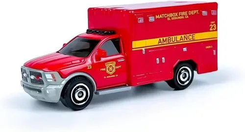 Miniatura 2 de Matchbox 2019 Ram Ambulance, piezas móviles 26/54