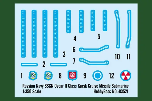 Miniatura 2 de Hobby Boss Kit de modelo de clase Oscar II de la Armada Rusa SSGN