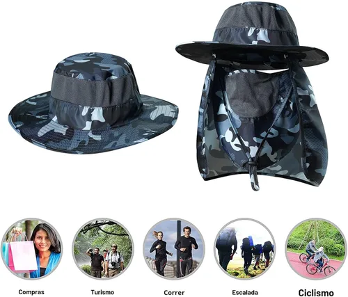 Miniatura 7 de Fishing Hat,Sun Cap with UPF 50+ Sun Protection and Neck Flap,for Man and Women