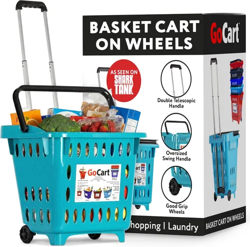 Miniatura 14 de DBEST PRODUCTS - Carrito para compras/ropa sucia Rojo
