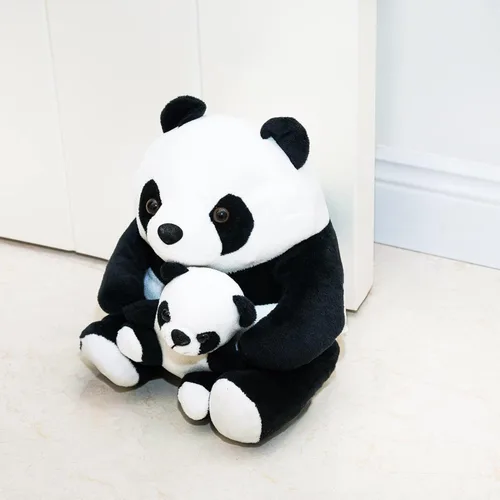 Miniatura 18 de Marwood Lindo tope de puerta decorativo para el hogar y la oficina, tope de puerta interior con peso de alpaca de tela de animal de peluche Gorra