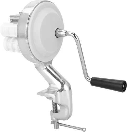 Miniatura 7 de Máquina manual para hacer macarrones, máquina para hacer pasta, máquina para hacer pasta, acero inoxidable, manivela, fideos, máquina de prensado