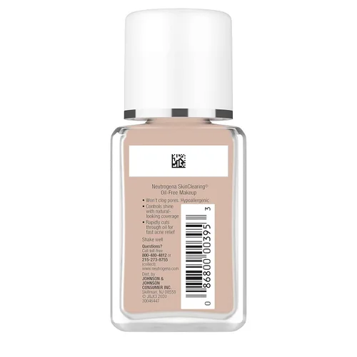 Miniatura 14 de Neutrogena SkinClearing - Base líquida para combatir el acné y las imperfecciones sin aceite, con medicamento para el acné con ácido salicílico al