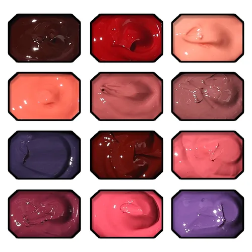 Miniatura 7 de Paleta de Esmalte de Uñas en Gel Sponge Pat, 12 Colores Mezcla Degradado Ombré Gel Polish Pintura Degradada Arte de Uñas, Sin Limpiar, Curado UV/LED