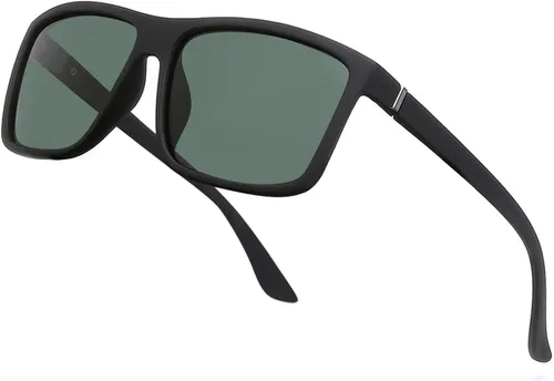 Miniatura 21 de Gafas de sol polarizadas deportivas para hombre, gafas de marco cuadrado NP1007