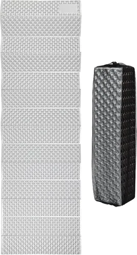 REDCAMP Almohadillas de espuma plegable para acampar para dormir, almohadilla impermeable de espuma de celda cerrada para dormir mientras acampas -