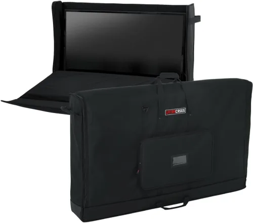 Miniatura 20 de Bolsa de transporte doble acolchada de nailon Gator Cases para transportar (2) pantallas LCD, monitores y televisores de entre 19" - 24