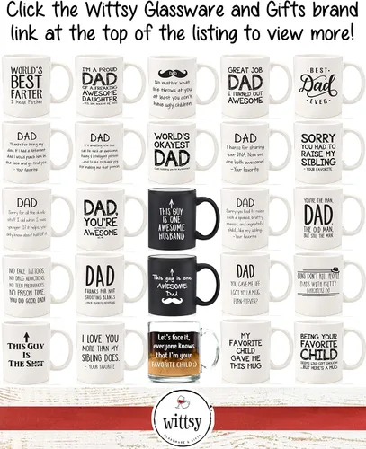 Miniatura 5 de My Favorite Child Gave Me This Funny Coffee Mug – Regalos para mamá y papá – Regalo de cumpleaños para mamá o papá de parte de hija, hijo, niños
