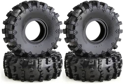 2.2 RC Crawler neumáticos de goma suave barro nieve nadador neumáticos OD 5.906 in para 1/10 RC Rock Crawler coche Axial SCX10 90047 D90 TF2 Tamiya