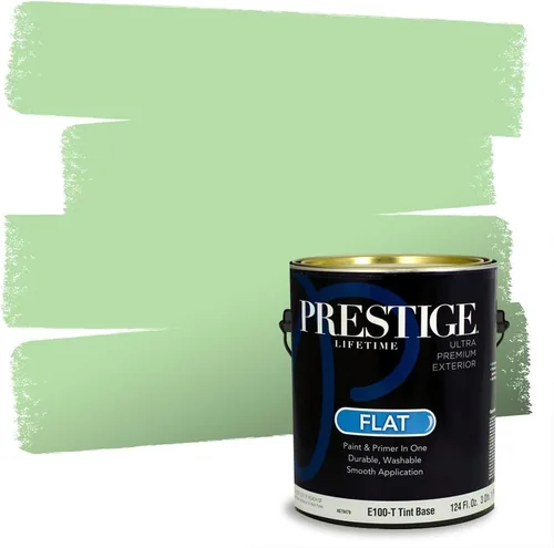 Miniatura 182 de PRESTIGE Pintura exterior e imprimación en uno, aloe, plano, 1 galón