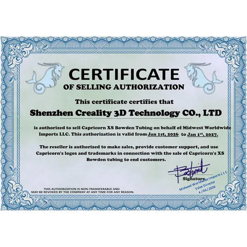 Miniatura 6 de Capricorn Bowden - Tubo de PTFE 1M XS Series 0.069 in filamento con 2 accesorios neumáticos PC4-M6 y 2 PC4-M10 y cortador de tubos para impresora 3D