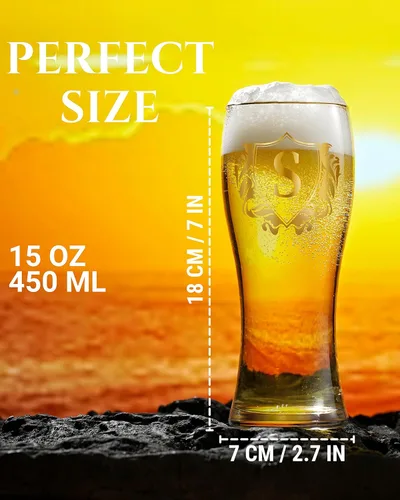 Miniatura 4 de Vaso de cerveza personalizado, regalos personalizados de alcohol para los amantes de la cerveza, cumpleaños único, regalos de Navidad para papá