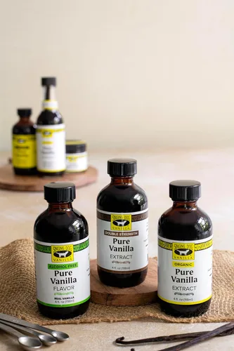 Miniatura 5 de Singing Dog Vanilla Extracto orgánico de vainilla pura de doble fuerza, 4 onzas – 2 granos de vainilla, USDA Organic – Helado, horneado – sin OMG