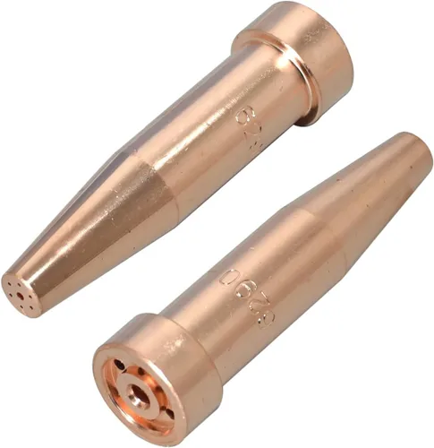 Miniatura 6 de RIVERWELD Puntas de corte de acetileno 6290 tamaño 2 y 6290-2 para soplete de cortador de oxígeno Oxy Oxyfuel hecho de cobre, paquete de 2