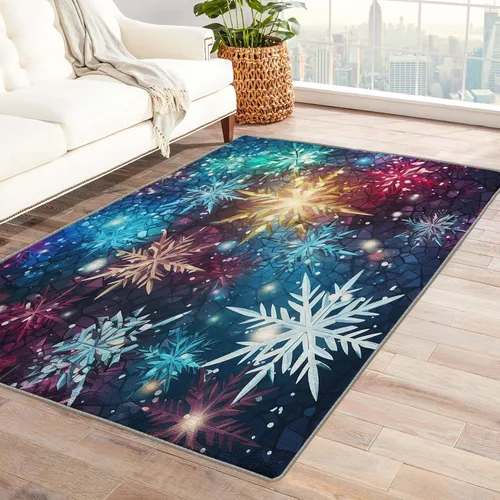 Miniatura 48 de Alfombra de oso de 2 x 3 pies, alfombra de Navidad para entrada, sala de estar, dormitorio, alfombra de animales salvajes, decoración de habitación