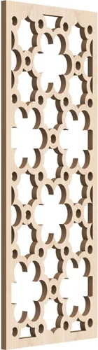 Miniatura 160 de Ekena Millwork WALW14X35X0250STGRO Southgate - Paneles de pared decorativos de madera con calado, 13 3/8 pulgadas de ancho x 34 3/8 pulgadas de rojo
