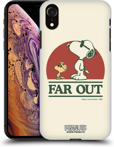 Miniatura 97 de Head Case Designs Funda rígida con licencia oficial de Peanuts Snoopy Woodstock Far Out Woodstock 50th compatible con Apple iPhone 15 Plus