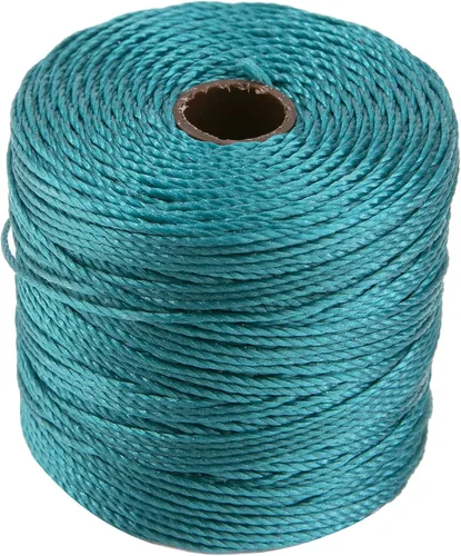 Miniatura 38 de The Beadsmith S-Lon - Cordón de nailon trenzado de 0.020 in para cuerda, color rojo oscuro, TEX210, carrete de 77 yardas