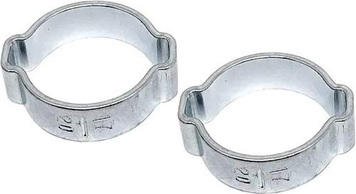 Miniatura 10 de 20 clips de manguera de oreja ajustables de 0.27 a 0.27 pulgadas, abrazadera de manguera de dos orejas, abrazaderas de manguera de doble oreja