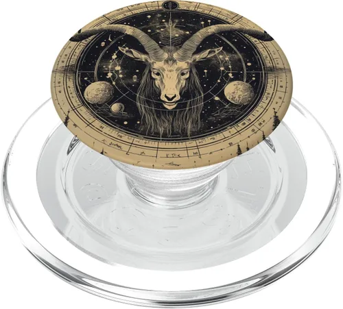 Miniatura 8 de Baphomet Occult Vintage Satan PopSockets intercambiables PopGrip