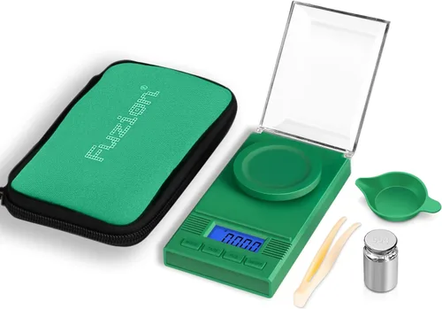 Miniatura 11 de Fuzion - Balanza de miligramos 50 g x 0,001 g, balanza de mg con diseño 9 en 1 - balanza micro, balanza de polvo para recarga con estuche portátil