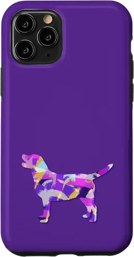 Miniatura 29 de Labrador Retriever Dog Silhouette Purple Pink Yellow Blue Case for iPhone 17