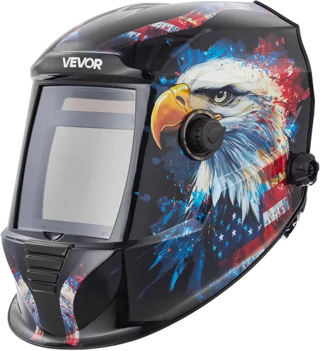 Miniatura 15 de VEVOR Casco de Soldadura de Oscurecimiento Automático, 3.66" x 1.69" Capucha de Soldadura de Color Verdadero, Máscara de Soldador con Energía Solar