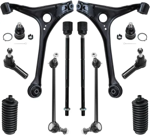 Miniatura 76 de Detroit Axle - Kit de extremo delantero para Ford 1998-2001 Explorer Mercury Mountaineer, 4 barras estabilizadoras delanteras y traseras, 2 brazos