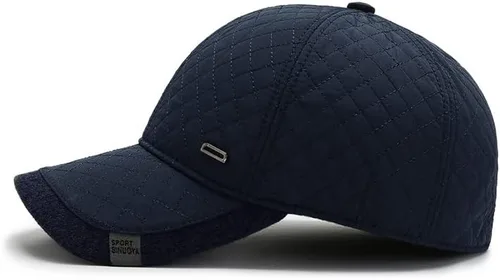 Miniatura 4 de FASHIXD Gorra de béisbol de invierno para hombre, sombreros de invierno con orejeras, gorras ajustables para clima frío