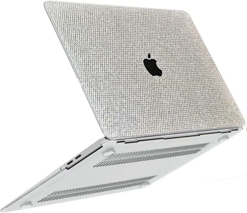 Miniatura 8 de Funda brillante con diamantes de imitación para MacBook Air de 15 pulgadas (2023-2026), M5 A3448/M4 A3241/M3 A3114/M2 A2941 Chip, carcasa rígida