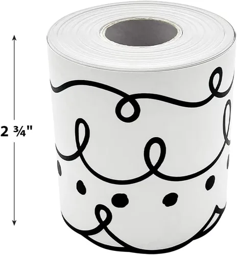 Miniatura 8 de Teacher Created Resources Squiggles and Dots - Borde enrollado troquelado (TCR8914)