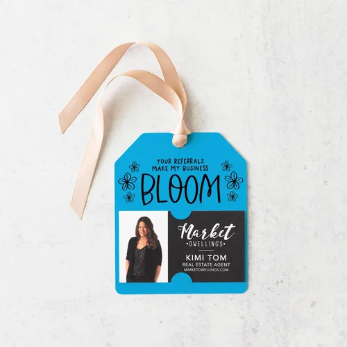 Miniatura 7 de Your Referrals Make My Business Bloom" Pop By Gift Tag 56-GT001