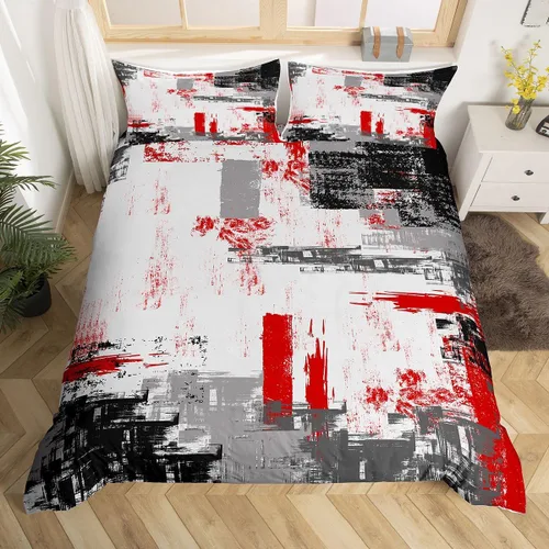 Miniatura 11 de Feelyou Juego de ropa de cama de animales del zoológico, tamaño individual, funda de edredón de animales de dibujos animados para adolescentes