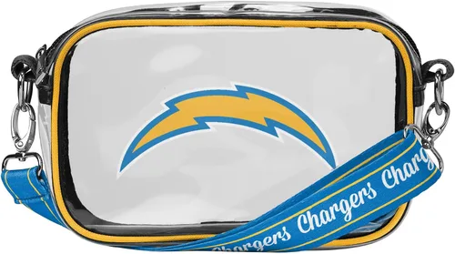 Miniatura 29 de FOCO NFL Womens NFL Team Logo Stripe Clear Crossbody Bag