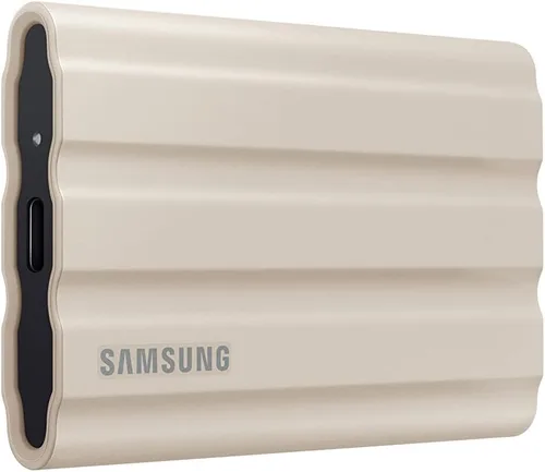 Samsung T7 Shield 2TB, SSD portátil, hasta 1050MB/s, USB 3.2 Gen2, resistente, clasificación IP65, para fotógrafos, creadores de contenido y juegos,
