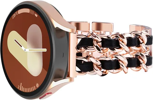 Surace Correa compatible con Samsung Galaxy Watch 7, pulsera de mujer para Galaxy Watch 7/FE/6/5/4 de 1.575 pulgadas, 1.732 pulgadas, Galaxy Watch 6