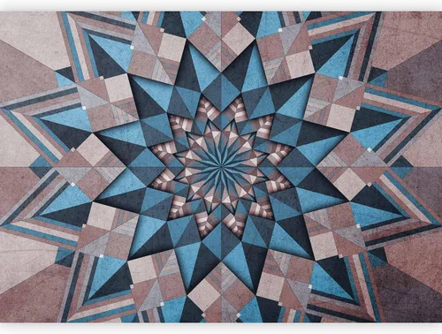 artgeist Mural de pared con mandala de 96 x 69 pulgadas, papel tapiz autoadhesivo extraíble grande para decoración de pared, diseño de imagen #14