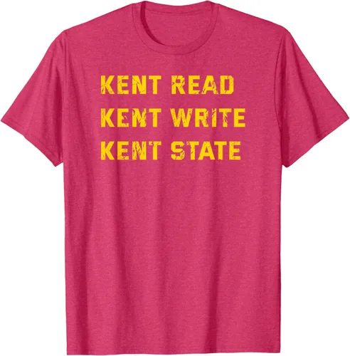 Miniatura 3 de University Apparel Kent Read, Kent Write, Kent State Camiseta, Azul / Patchwork, S