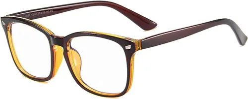 Miniatura 2 de MAXJULI - Lentes de bloqueo de luz azul, para lectura en computadora/juegos/TV/teléfonos para mujeres y hombres (marrón)