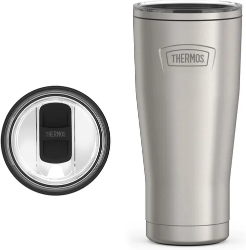 Miniatura 27 de THERMOS ICON SERIES, vaso de acero inoxidable con cierre deslizante, 18 onzas, carmesí